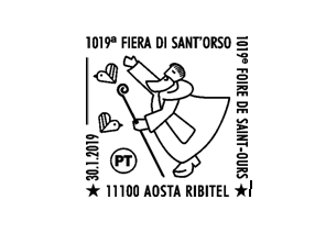 Filatelia: Annullo postale speciale per 1019^ Fiera di Sant'Orso