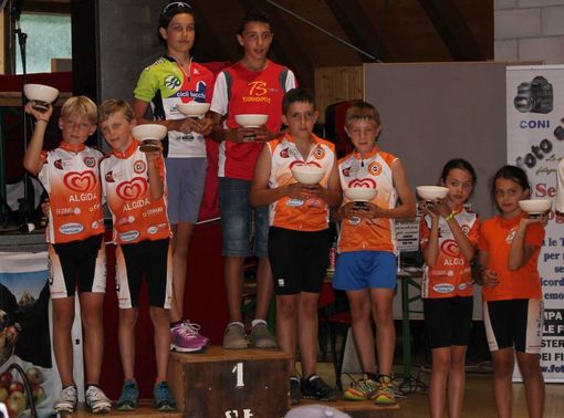 I giovani atleti che hanno partecipato alle gare di Antey