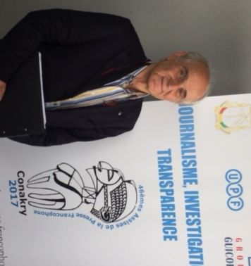 François Stevenin, présodent de la lcoale section Upf