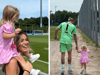 Diletta Leotta con la figlia Aria, visita speciale a papà Karius: "La felicità" Diletta Leotta con la figlia Aria, visita speciale a papà Karius: "La felicità"