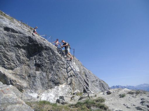 La via normale della Pierre (ph. Lodovico Marchisio)