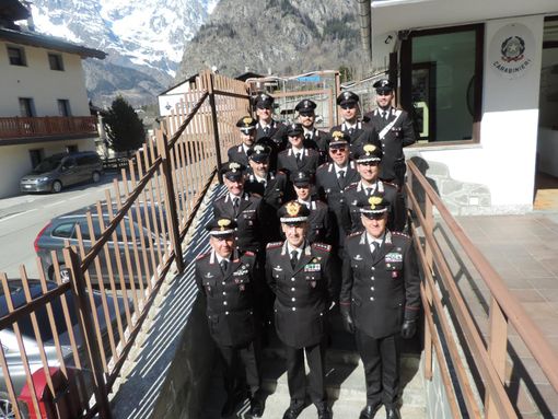 Visita del Gen. C.A. Riccardo Galletta, Comandante Interregionale "Pastrengo", al Gruppo Carabinieri di Aosta