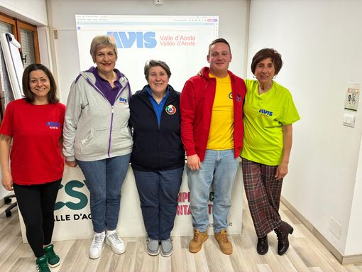 Letizia Di Vita (tesoriere), Mara Bionaz (Vicepresidente vicario), Irma Moro (Presidente), Matteo Del Col (segretario), Annalisa Marguerettaz (componente)