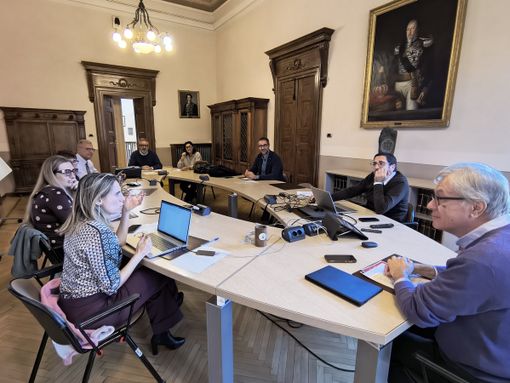 A destra il sindaco Rocco