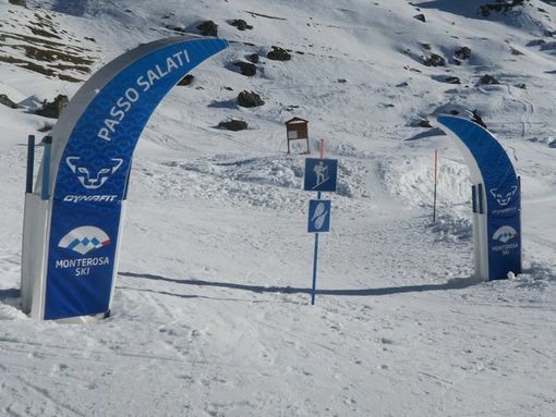 MONTAGNA VDA: Pista risalita al Passo dei Salati di Monterosa-Ski