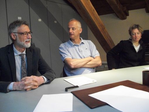 Il Consiglieri di Rete Civica: Loris Sartor, Paolo Fedi e Giuliana Lamastra