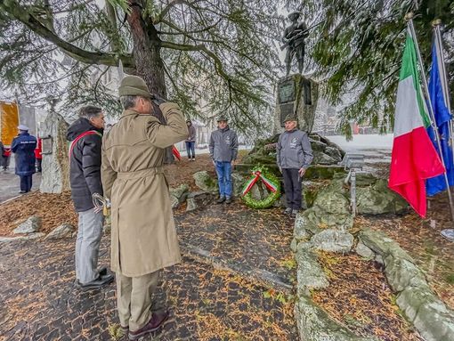 Nelle foto la celebrazione a Courmayeur