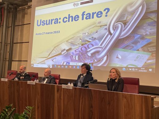 Usura, che fare? Se ne è parlato ad Aosta in un incontro dell'Osservatorio regionale antimafia Usura, che fare? Se ne è parlato ad Aosta in un incontro dell'Osservatorio regionale antimafia