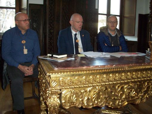 Enzo Viérin, Renzo Testolin e Amedeo Follioley
