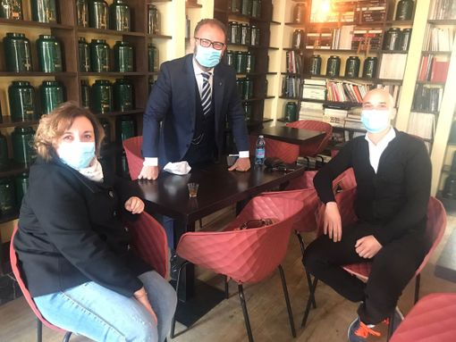 Nella foto Daniela Pagani, Giovanni Girardini, Luca D'Agostino