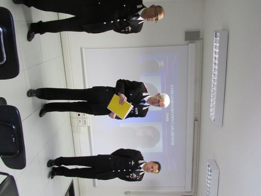 I vertici dell'Arma nel corso della conferenza stampa