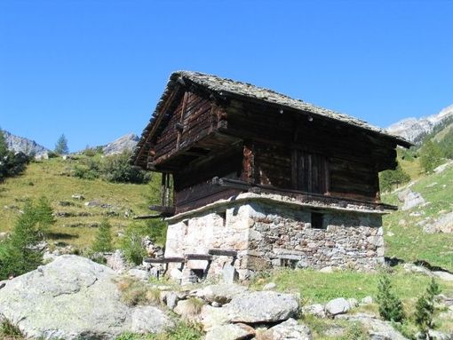 Il rascard. tipica costruzione walser