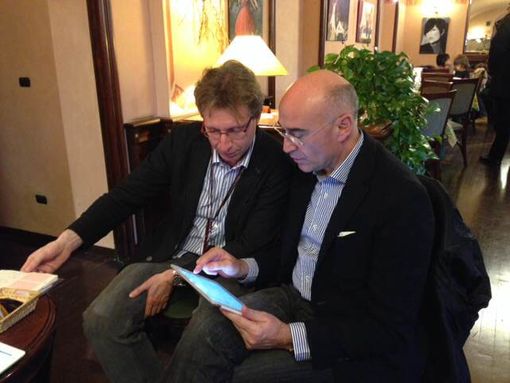 Lattanzi e Berthot (a sinistra)