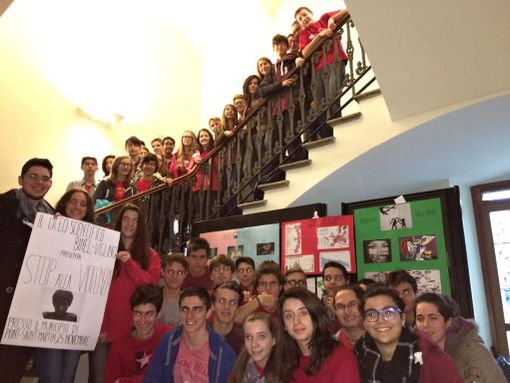 Gli allievi del Liceo Binel Viglino