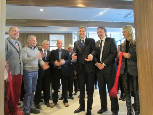 Marco Linty, ad una inaugurazione. Dopo cinque anni ha ottenuto giustizia Marco Linty, ad una inaugurazione. Dopo cinque anni ha ottenuto giustizia