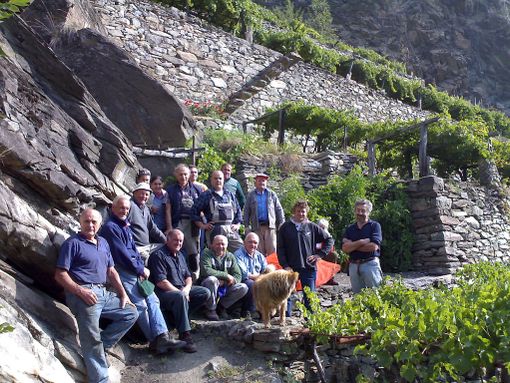 Commercianti in Festa 2016 della Valdigne a braccetto tra le pergole della Tòupie Gourmanda