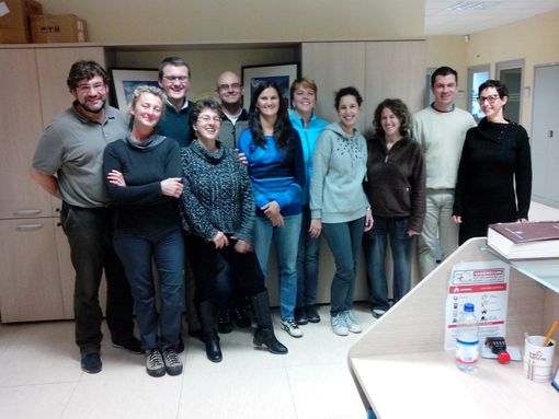 da sinistra in prima fila la vice presidente Claudia Vicentini e la neo presidente Sandra Gaino