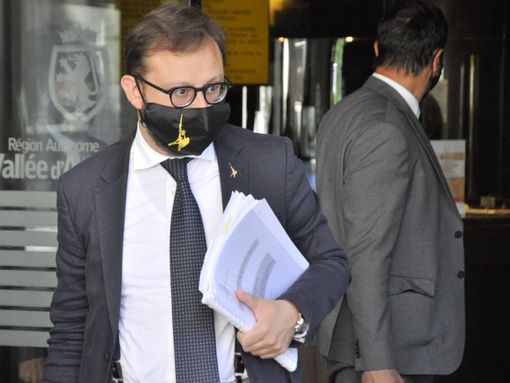 Il capogruppo della Lega VdA, Stefano Aggravi Il capogruppo della Lega VdA, Stefano Aggravi