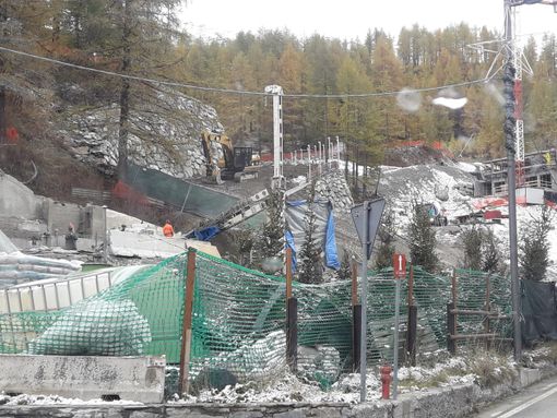 Una porzione del cantiere sequestrato Una porzione del cantiere sequestrato