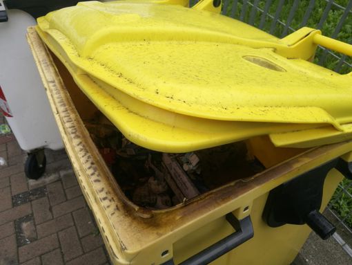 Vandali tentano di bruciare cassonetto in via Chavanne ad Aosta Vandali tentano di bruciare cassonetto in via Chavanne ad Aosta