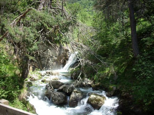 Un tratto del torrente Chasten Un tratto del torrente Chasten