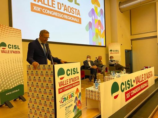 Jean Dondeynaz confermato alla guida della Cisl VdA Jean Dondeynaz confermato alla guida della Cisl VdA