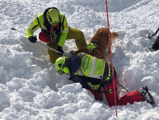 Esercitazione anti valanga a Plan Maison