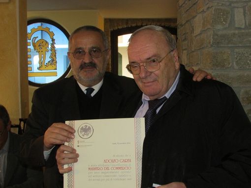 Pierantonio Genestrone premia Adolfo Garbi nel novembre 2014 Pierantonio Genestrone premia Adolfo Garbi nel novembre 2014