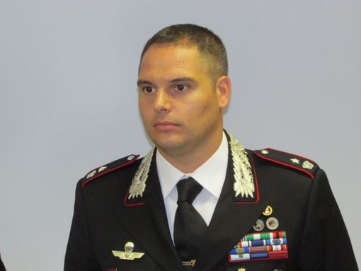 Il maggiore dei carabinieri Samuele Sighinolfi, nuovo Comandante del Reparto Territoriale dei carabinieri valdostani