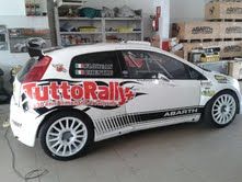 La livrea della Abarth Punto di Chentre-Florean La livrea della Abarth Punto di Chentre-Florean