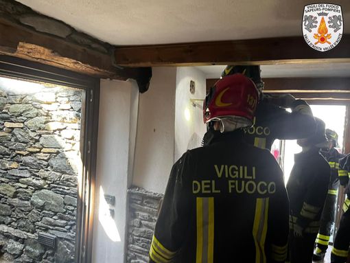 Incendio canna fumaria nel Comune di Antey-Saint-André