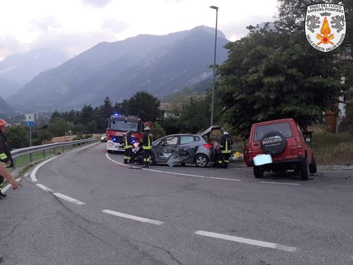 Incidente stradale a La Salle