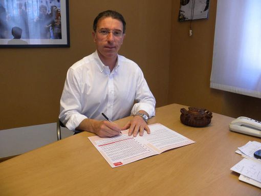 Il candidato della lista 'Vallée d'Aoste' Albert Lanièce