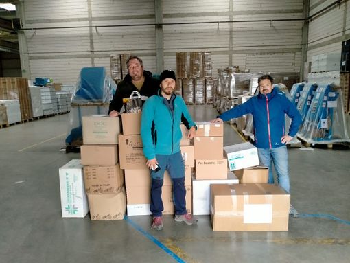 da sin: Cesare Marquez, Francesco Rappazzo e Francesco Buratti