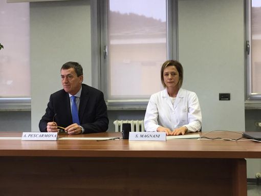 Angelo Pescarmona e Silvia Magnani