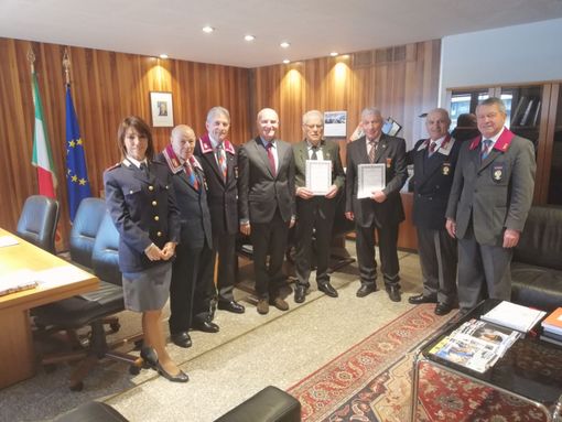 Serafino Siclari e Baldassare Castrogiovanni benemeriti Anps Serafino Siclari e Baldassare Castrogiovanni benemeriti Anps