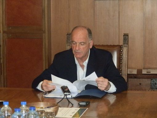 Il presidente della Giunta Augusto Rollandin