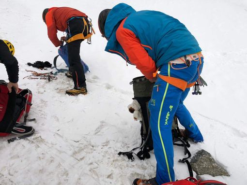 Tre alpinisti recuperati sul Monte Rosa dal soccorso alpino valdostano