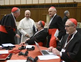 Leone XIV raccoglie gli interventi dei cardinali sui temi che non sono stati votati Leone XIV raccoglie gli interventi dei cardinali sui temi che non sono stati votati