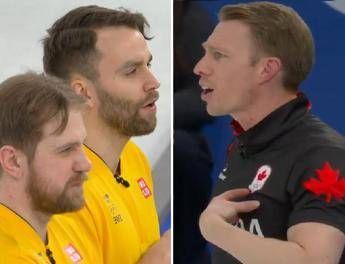 "Hai barato", lite nel curling: Svezia contro Canada, accuse e insulti "Hai barato", lite nel curling: Svezia contro Canada, accuse e insulti