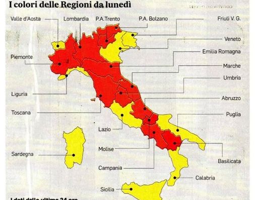 La Valle per ora resta 'gialla' ma il nuovo Dpcm blinda la Pasqua