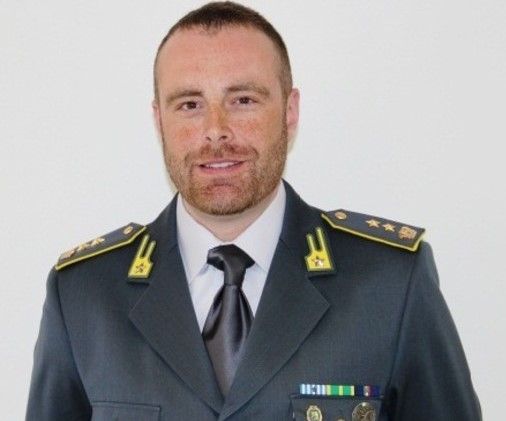 Il tenente colonnello Gianluca Piccini
