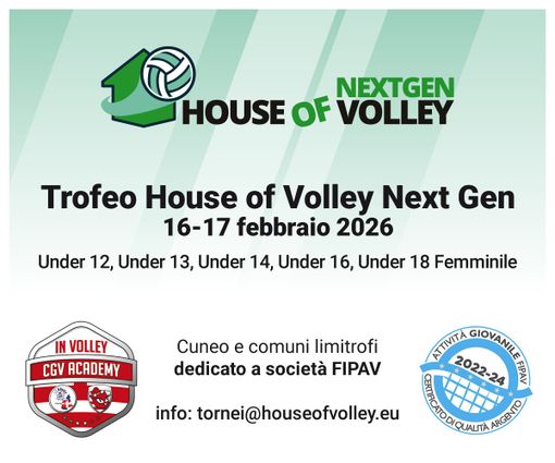 Vivi l’esperienza sportiva di “House of Volley NEXTGEN”: aperta la ricerca di volontari e partner