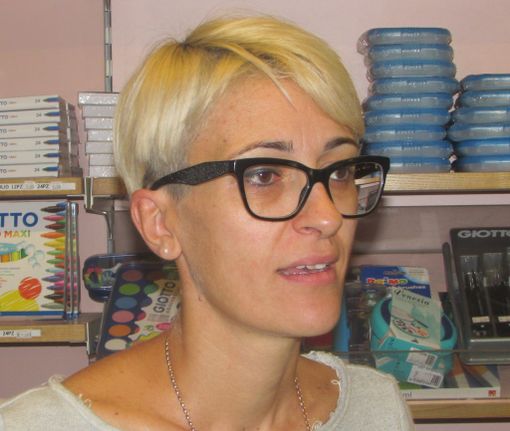 Romaine Pernettaz della libreria Brivio