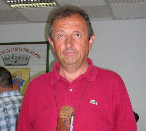 Il sindaco di Saint-Christophe, Paolo Cheney Il sindaco di Saint-Christophe, Paolo Cheney