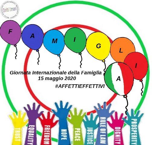 15 MAGGIO GIORNATA DELLA FAMIGLIA: Le famiglie sono il cardine della società