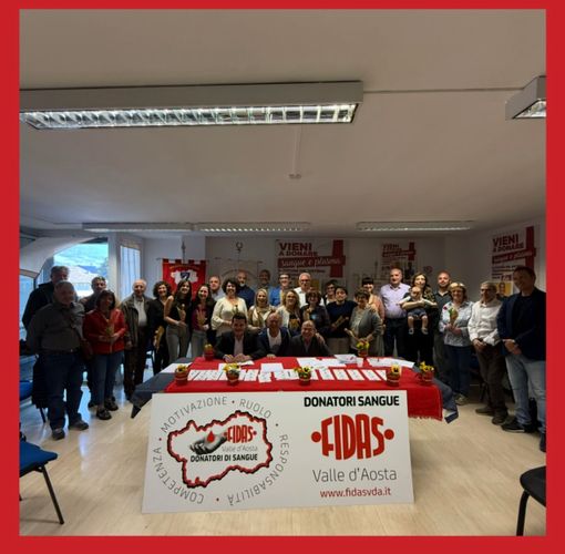 Nuove sfide e unità per la FIDAS Valle d'Aosta: eletti i nuovi direttivi per il quadriennio 2025-2029