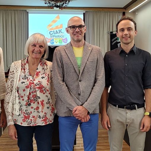 Da sinistra Rocco Andreacchio, Liliana Bertolo, Ronny Borbey, Jordy Bollon e Alessandro Stevanon
