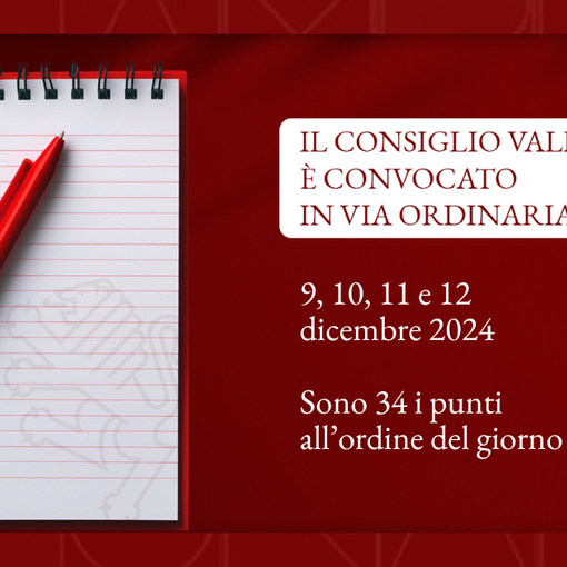 Le leggi di bilancio della Regione al centro dell'adunanza del Consiglio regionale