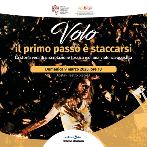 "Volo, il primo passo è staccarsi": uno spettacolo contro la violenza sulle donne "Volo, il primo passo è staccarsi": uno spettacolo contro la violenza sulle donne